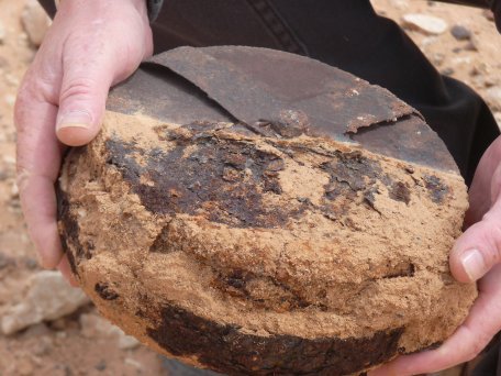 UK mine in my hands in Libya